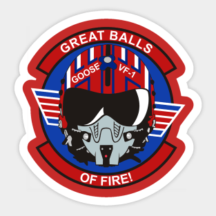 Goose Helmet Sticker